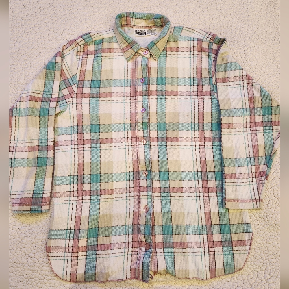 Vintage Women's Dress Shirt Size Large